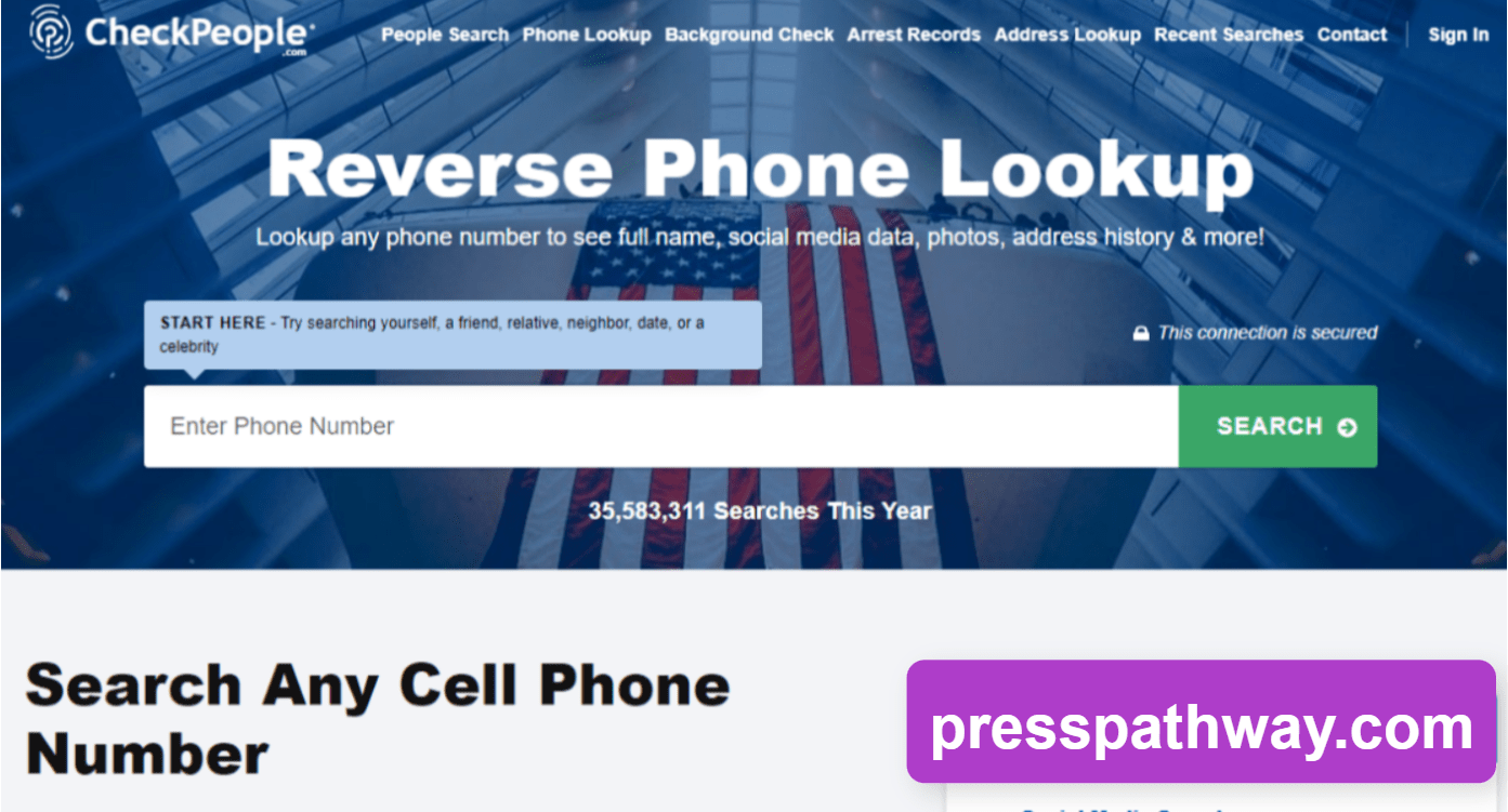 Removing CheckPeople Information via Phone Call